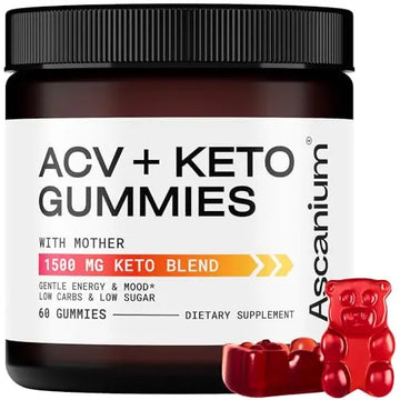 Ascanium Keto ACV Gummies 1500mg - Low-Sugar & Low-Carbs Apple Ascanium Au supplements