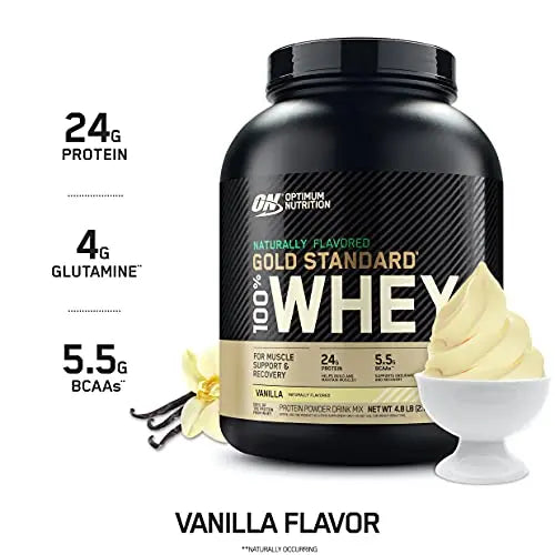 Optimum Nutrition Gold Standard 100% Whey Protein Powder 4.8 (Packaging May Vary) Optimum Nutrition Au supplements