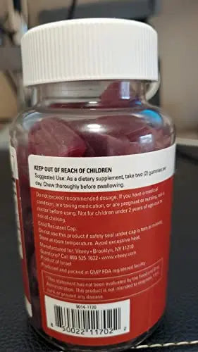 Apple Cider Vinegar Gummies 1,000mg Plus Ginger, ACV with The Mother, Detox Cleanse Viteey Au supplements