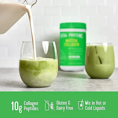 Vital Proteins Matcha Collagen Peptides Powder Supplement, L-theanine & Caffeine, Matcha Green Tea VITAL PROTEINS Au supplements