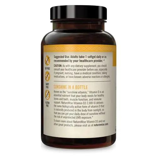 NatureWise Vitamin D3 2000iu (50 mcg) Healthy Muscle Function, and Immune Support NatureWise Au supplements