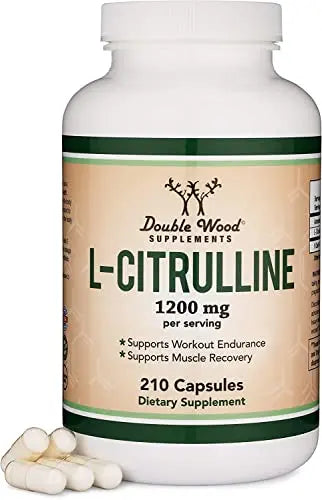 L Citrulline Capsules 1,200mg Per Serving, 210 Count (L-Citrulline Increases Levels Double Wood Supplements Au supplements