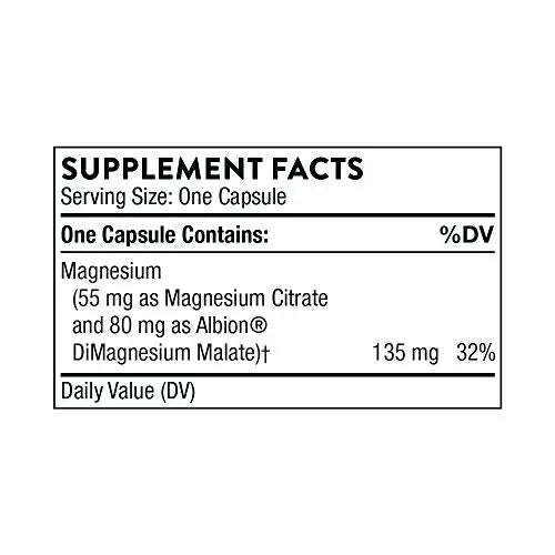THORNE Magnesium CitraMate - Magnesium Supplement with Citrate-Malate - Support THORNE Au supplements