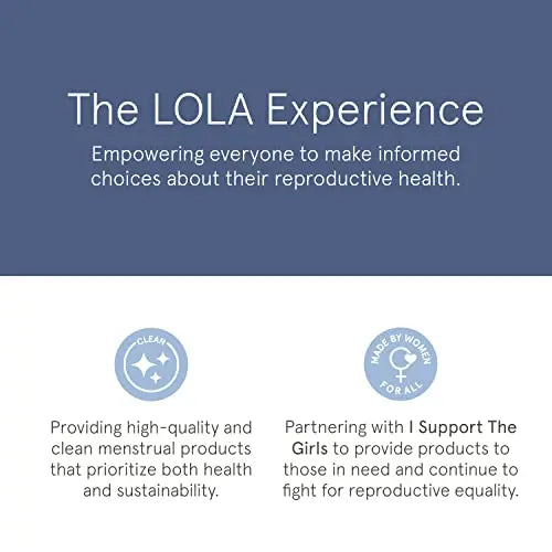 LOLA Organic Cotton Tampons, 60 Count - Super Plus Tampons, Period Feminine Hygiene Products LOLA Au supplements