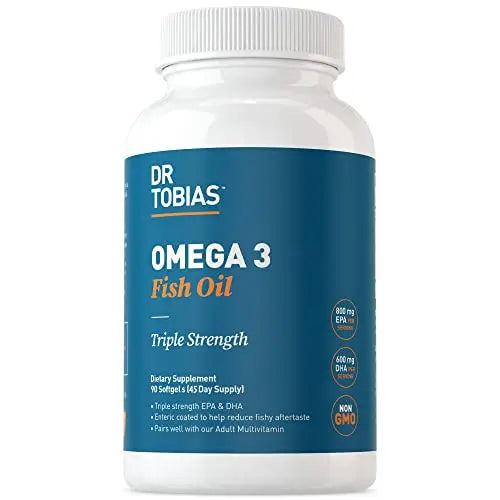 Dr. Tobias Omega 3 Fish Oil, 800 mg EPA 600 mg DHA Omega 3 Supplement for Heart Dr. Tobias Au supplements