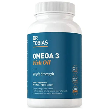 Dr. Tobias Omega 3 Fish Oil, 800 mg EPA 600 mg DHA Omega 3 Supplement for Heart Dr. Tobias Au supplements