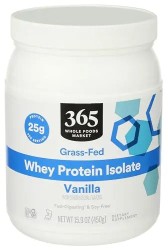 365 by Whole Foods Market, Vanilla Whey Protein Isolate, 15.9 Ounce 365 by Whole Foods Market Au supplements