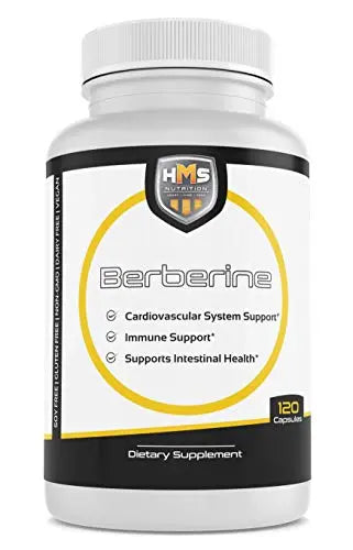HMS Nutrition 550mg Berberine HCL from Berberis Aristata Root HMS Nutrition Au supplements