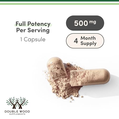 Turkesterone Supplement 500mg, 120 Capsules (Ajuga Turkestanica Extract Std. to 10% Turkesterone) Similar to Ecdysterone for Men's Health Support (Manufactured and Tested in the USA) by Double Wood Double Wood Supplements Au supplements