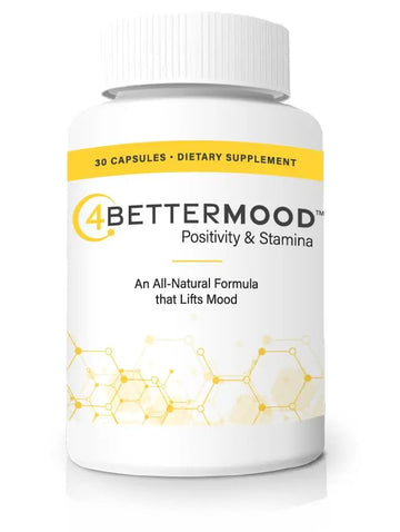 4BETTERMOOD Positivity & Stamina Capsule (30ct) Premium Mood Supplement - Enhance Mood & Promote Emotional Balance - Rhodiola, L-Theanine. Bocopa monnnieri, Velvet Bean, Skull Cap & Ashwaganda. 4BETTERMOOD Positivity & Stamina Au supplements