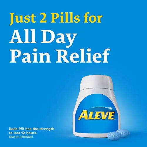 Aleve Caplets, Naproxen Sodium 220 mg (NSAID), Pain Reliever/Fever Reducer, #1 Orthopedic Surgeon Recommended, 270 Count Aleve Au supplements