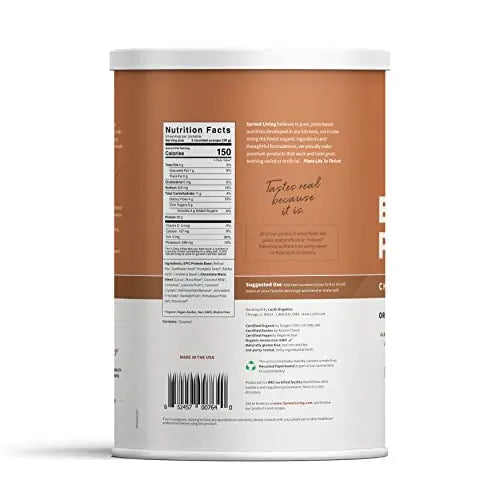 Sprout Living Epic Protein, Plant Based Protein & Superfoods Powder, Chocolate Maca Sprout Living Au supplements