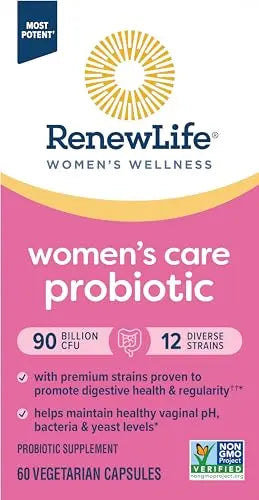 Renew Life Women's Probiotic Capsules, Supports pH Balance for Women, Vaginal Renew Life Au supplements