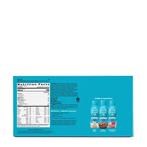 GNC Total Lean Lean Shake 25 - Strawberries and Cream - 12 Bottles GNC Au supplements