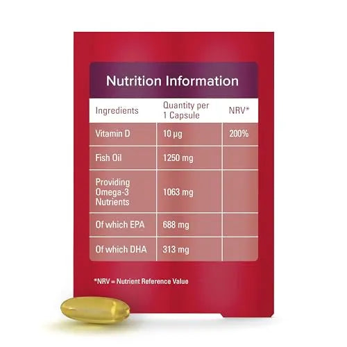 Seven Seas Omega-3 Fish Oil, Max Strength, Omega 3 + Vitamin D For Whole Body Health Seven Seas Au supplements