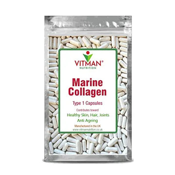 Marine Collagen Capsules - 600mg High Strength Hair, Skin and Joint Supplement VitMan Nutrition Au supplements