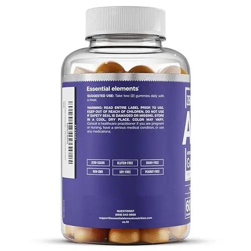 Essential Elements Zero-Sugar ACV Apple Cider Vinegar Gummies from “The Mother” Essential Elements Au supplements