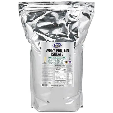 NOW Sports Nutrition, Whey Protein Isolate, 25 g With BCAAs, Creamy Vanilla Powder NOW Au supplements