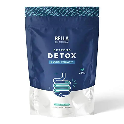 Bella All Natural Extreme Detox Tea - Body Cleanse, Colon Cleanser & Detox, Natural Herbs Bella All Natural Au supplements