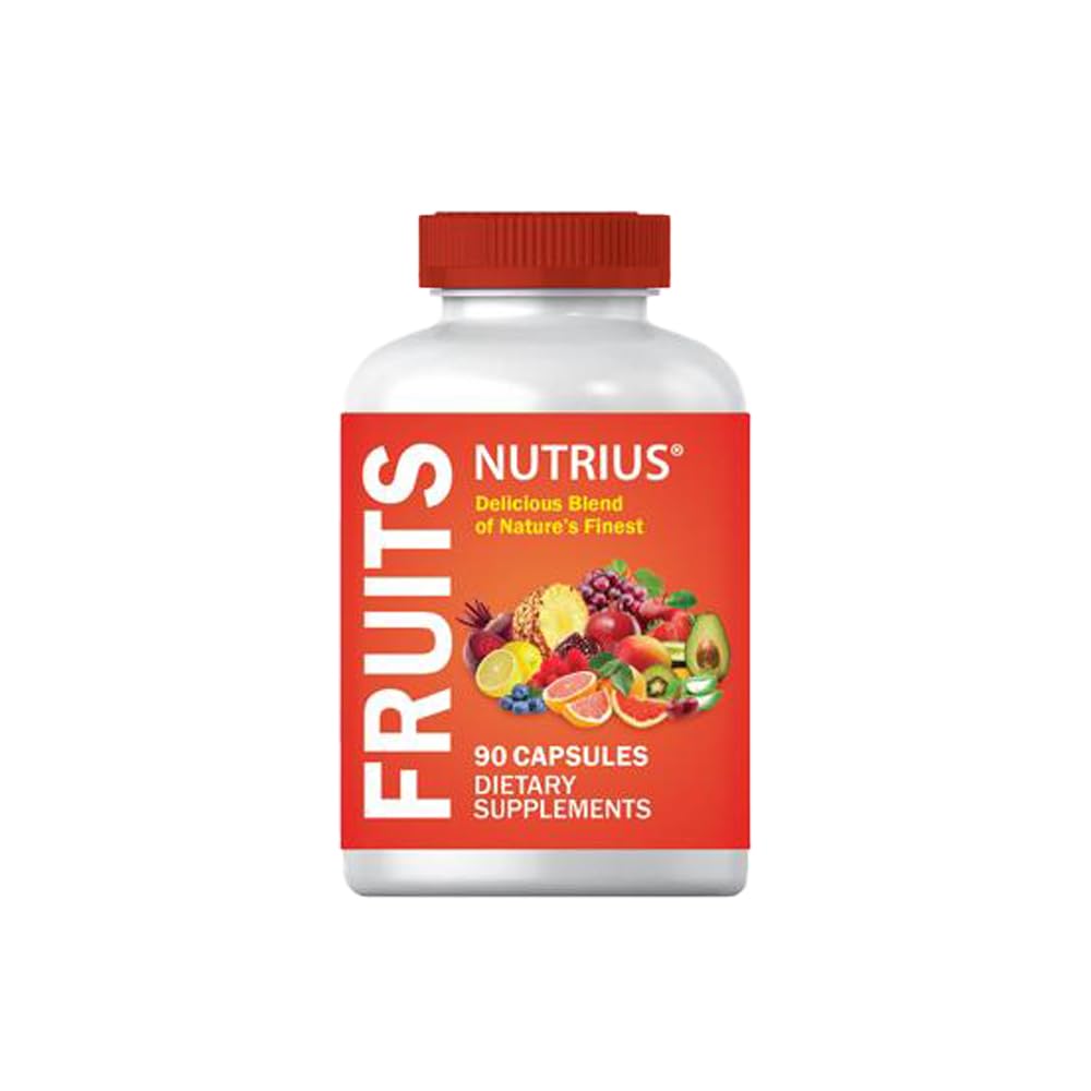 Nutrius Fruits Delicious Blend of Nature's Finest - 90 Capsules Dietary Supplements Nutrius Au supplements
