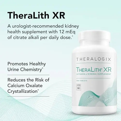 TheraLith XR Calcium Oxalate Reduction Supplement | Kidney & Urine Chemistry Health Theralogix Au supplements