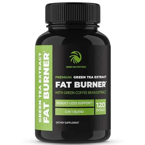 Green Tea Weight Loss Pills with Green Coffee Bean Extract | Belly Fat Burner, Metabolism Nobi Nutrition Au supplements