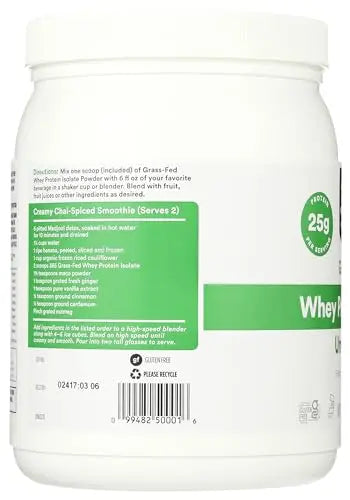 365 by Whole Foods Market, Unflavored Whey Protein Isolate, 15.1 Ounce 365 by Whole Foods Market Au supplements