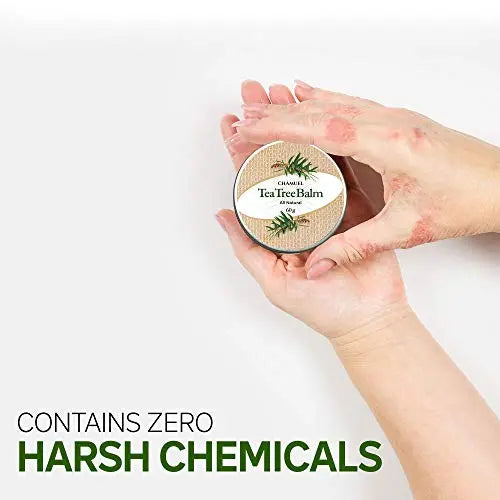 TEA TREE OIL BALM -100% All Natural | Great Cream for Soothing Irritations like Eczema Chamuel Au supplements