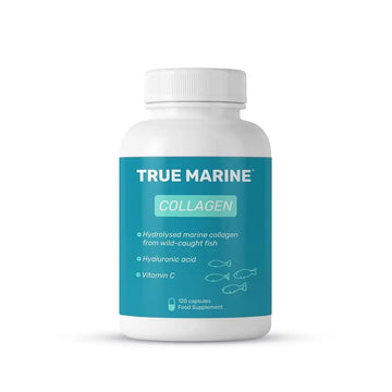 TRUE MARINE Collagen Capsules - 2,400mg of Marine Collagen with Hyaluronic Acid & Vitamin C - Skin, Hair, Nails & Joint Support TRUE MARINE Au supplements