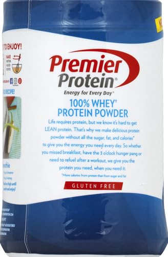 Premier Protein Powder, Vanilla Milkshake, 30g Protein, 1g Sugar, 100% Whey Protein Premier Protein Au supplements
