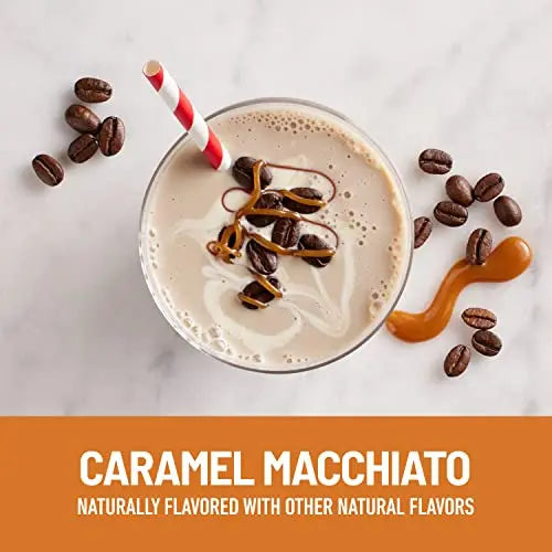 SlimFast Protein Shake with Caffeine, Caramel Macchiato- 20g Protein, Meal Replacement SlimFast Au supplements
