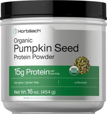 Pumpkin Seed Protein Powder Organic | 16 oz | Vegetarian, Gluten Free, and Non-GMO Horbäach Au supplements