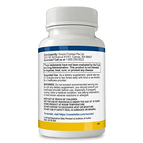 Simple Promise - Consti-Slim - Natural Digestion and Weight Support Simple Promise Au supplements