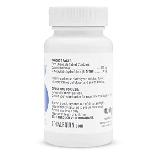 Nutramax Cobalequin B12 Supplement for Cats and Small Dogs, 45 Count (Pack of 1) Nutramax Laboratories Au supplements