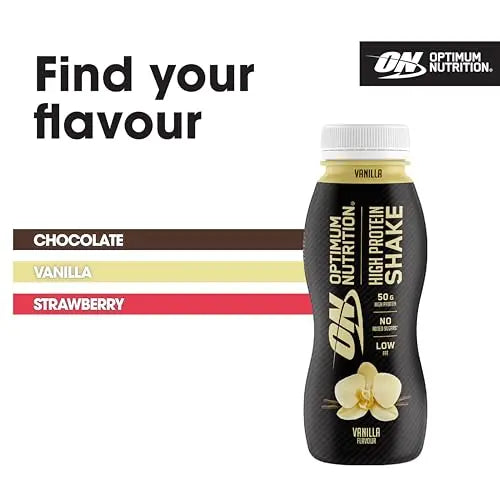 Optimum Nutrition High Protein Shake Bottles, Ready To Drink Healthy Snacks, No added Optimum Nutrition Au supplements