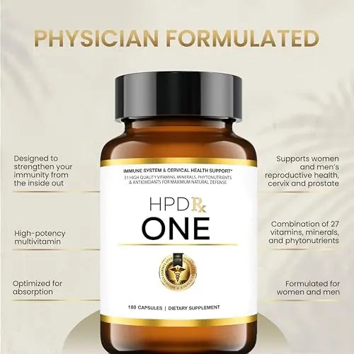 HPD Rx ONE Immunity Boost Multivitamin HPV Supplements for Women and Men, Pack of 6 HPD Rx Au supplements