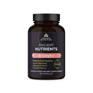 Ancient Nutrition Vitamin B Complex Supplement, 8 Balanced B-Vitamins, Supports Healthy Ancient Nutrition Au supplements