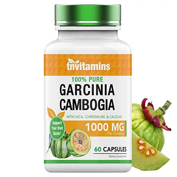 tnvitamins Garcinia Cambogia Extract Capsules (1000 MG x 60 Pills) with HCA & Chromium tnvitamins Au supplements