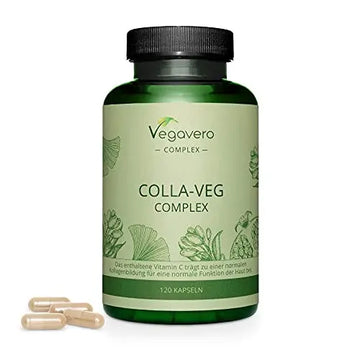 Vegavero Vegan Collagen Supplement | 2000mg | Complex with L-Lysine, L-Proline, Vitamin C (Acerola) & Superfoods Extracts | NO Additives, Lab-Tested | 120 Capsules Vegavero Au supplements