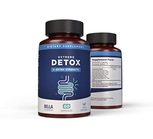 Bella All Natural Extreme Detox - Colon Cleanse and Full Body Detox - 60 Caps Bella All Natural Au supplements