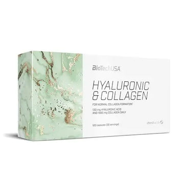 BioTechUSA Hyaluronic&Collagen, Food Supplement Capsules containing Collagen, hyaluronic Acid BioTechUSA Au supplements