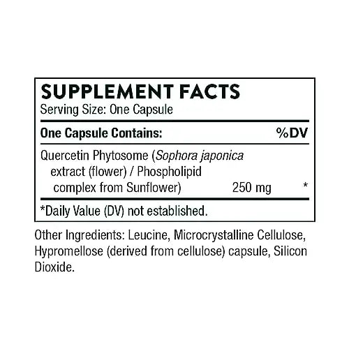 THORNE Quercetin Phytosome - Exclusive Phytosome Complex for Immune Health THORNE Au supplements