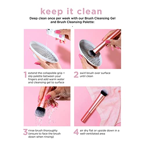 Real Techniques Extra Big Powder Brush, Large Makeup Brush For Powder, Fluffy Head For All-Over Setting, XL Oversized Brush For Quick Application, Cruelty-Free, Synthetic Bristles, 1 Count Real Techniques Au supplements