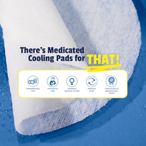 T.N. Dickinson’s Medicated Cooling Pads with Witch Hazel and Aloe | Hemorrhoid Treatment, Postpartum Care, Feminine & Rectal Relief | 100 Rounds T.N. Dickinson's Au supplements