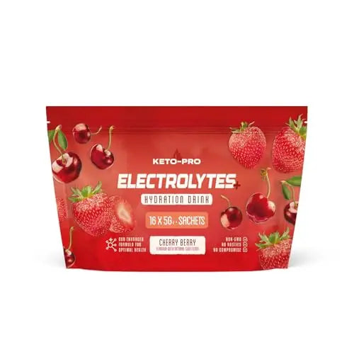 Keto-Pro Keto Electrolytes 80g | Electrolyte Powder Sachets for Extra Convenience Keto-Pro Fuelled by FAT Au supplements