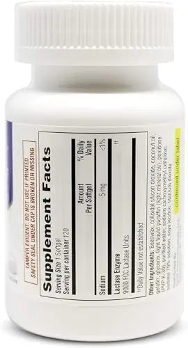 ValuMeds Fast Acting Dairy Relief Lactose Enzymes, 120 Softgels, Help Prevent Gas ValuMeds Au supplements