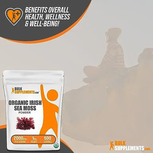 BULKSUPPLEMENTS.COM Organic Irish Sea Moss Powder - Sea Moss Supplement BULKSUPPLEMENTS.COM Au supplements