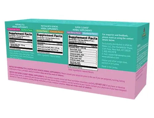 Lakma 14 Day Cleanse Kit Green Tea - 42 Tea Bags HYLEYS Au supplements