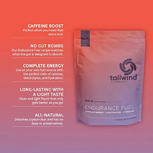 Tailwind Nutrition Endurance Fuel, Caffeine Drink Mix with Electrolytes Tailwind Au supplements